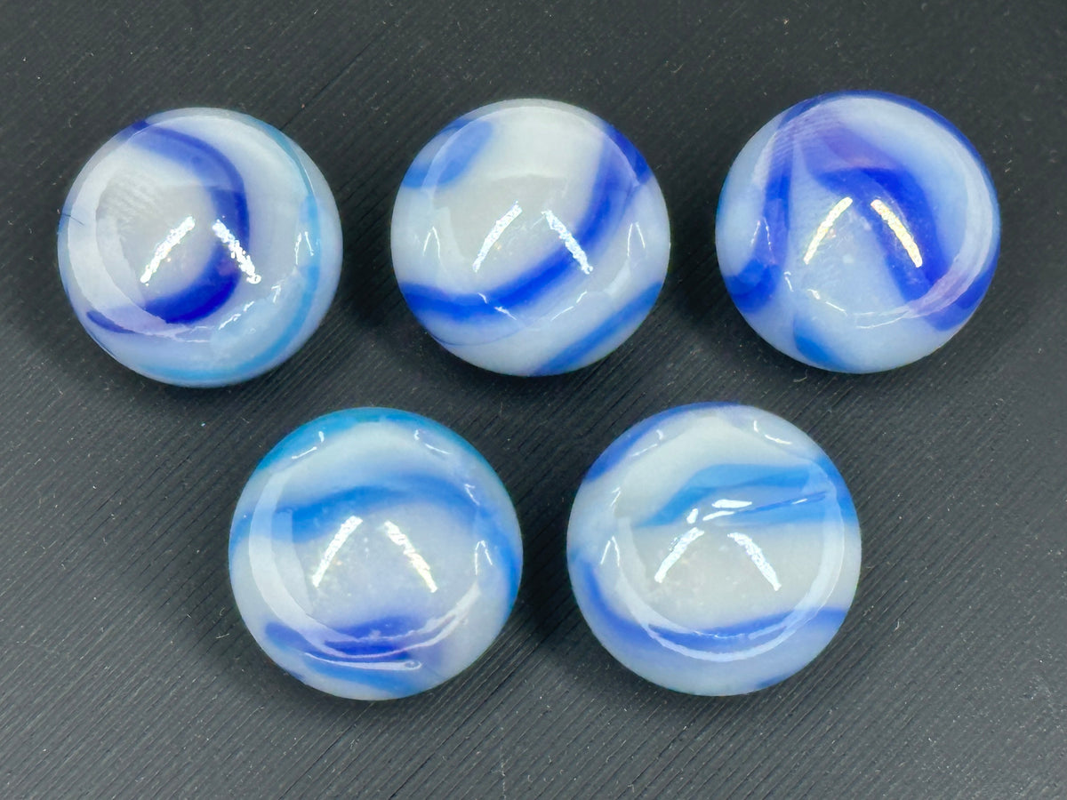 CUSTOM SET Glass Game Marbles 16mm LOT OF 5 (You Choose Color)