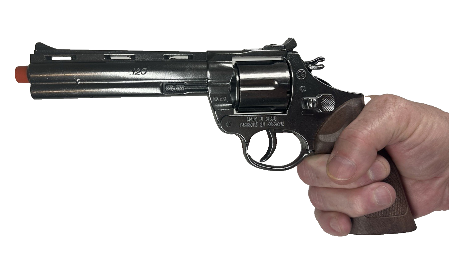 TOY Colt PYTHON 357 MAGNUM Zombie Diecast Metal Ring Cap Pistol Gun CAPGUN Spain