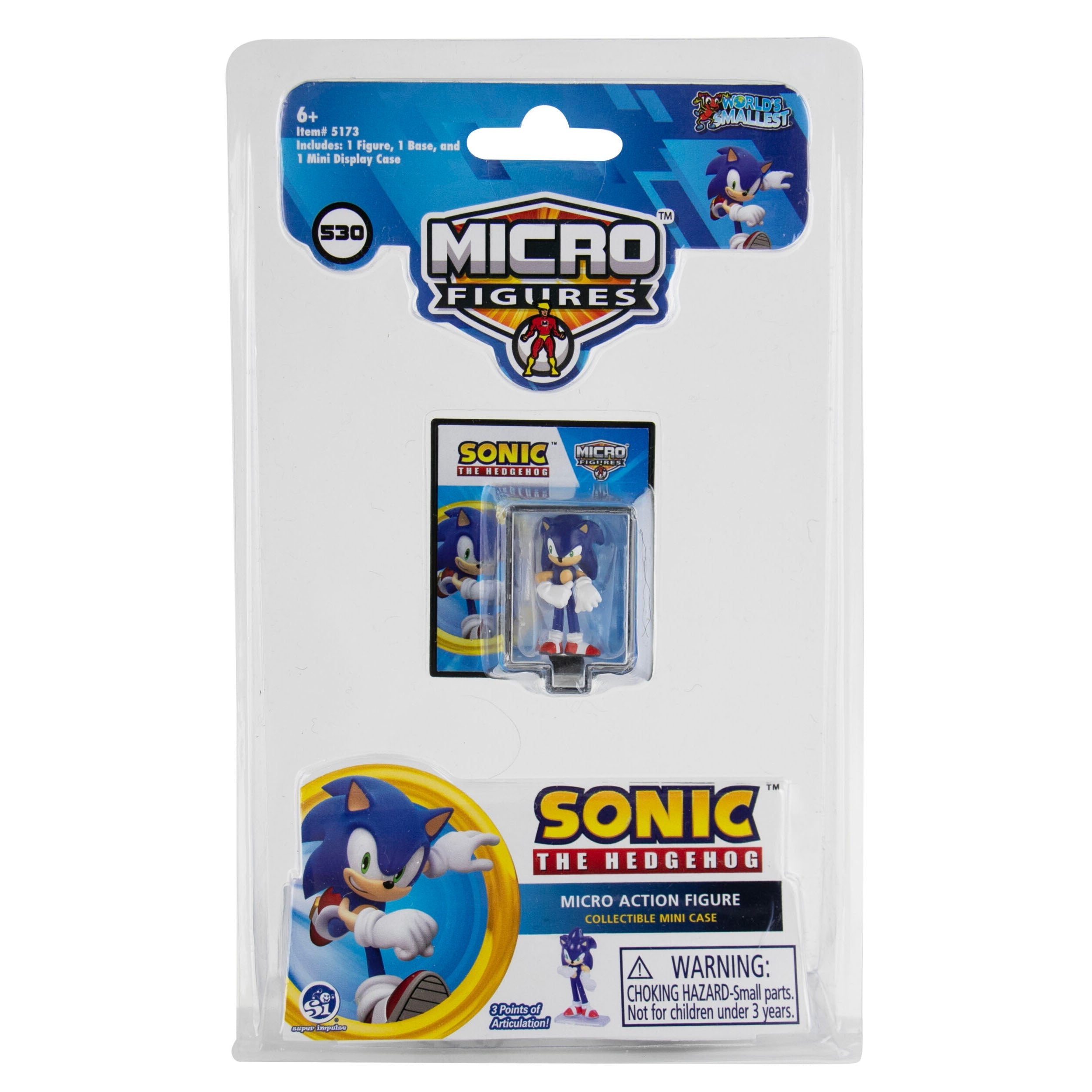 World’s Smallest Sonic The Hedgehog Micro Figure – Big Game Hunter Toys
