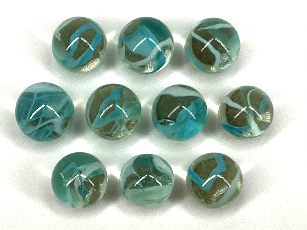 CUSTOM SET Glass Game Marbles 16mm LOT OF 10 (You Choose Color)