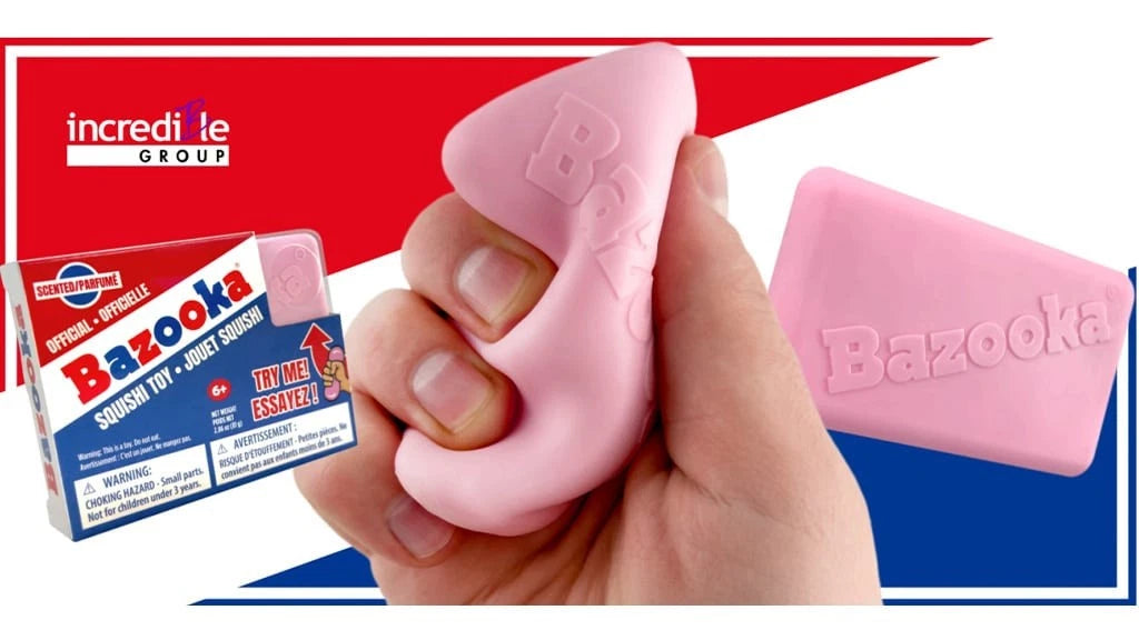 BAZOOKA Joe Stretchy SQUISHY TOY Fidget Squeeze toy Candy TikTok SCENTED