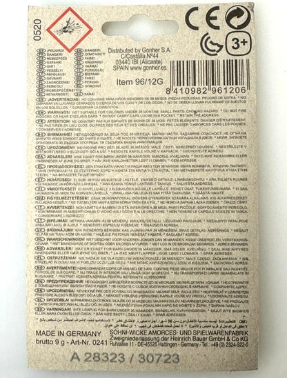 (4 packs) 12 SHOT RING CAPS 384 shots for GONHER capguns