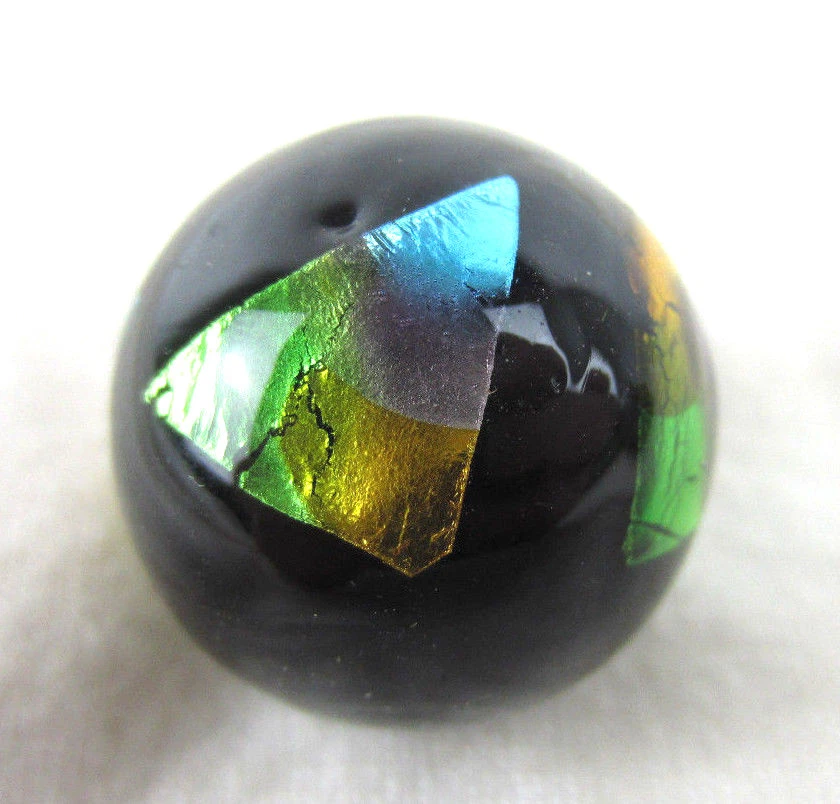 CLEOPATRA Handmade Art Glass Collector Marble~22mm