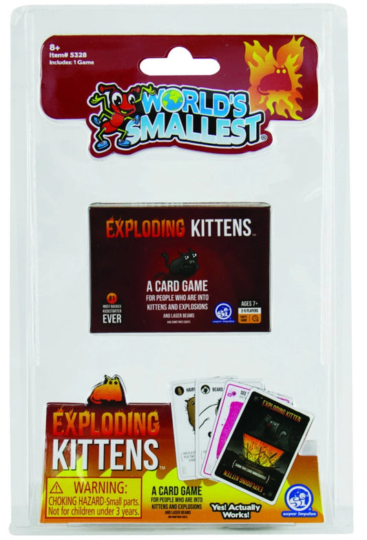 World's Smallest Exploding Kittens Card Game