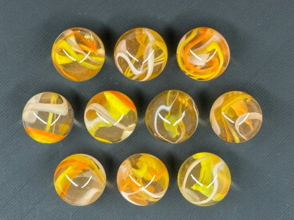 CUSTOM SET Glass Game Marbles 16mm LOT OF 10 (You Choose Color)