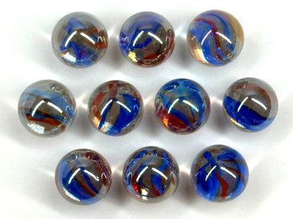 CUSTOM SET Glass Game Marbles 16mm LOT OF 10 (You Choose Color)