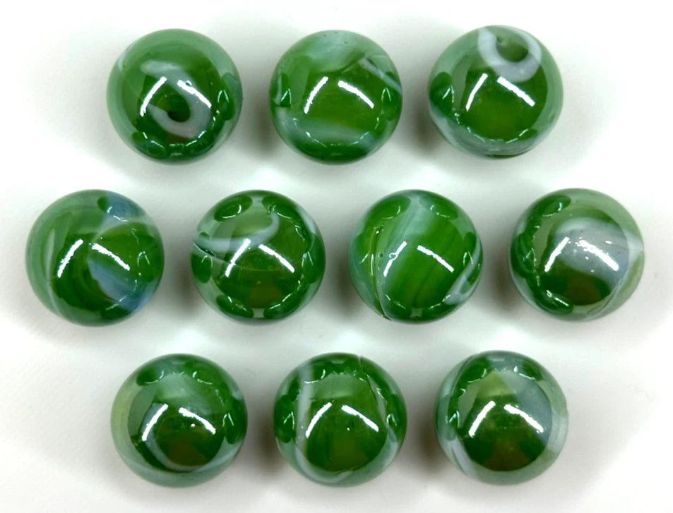 CUSTOM SET Glass Game Marbles 16mm LOT OF 10 (You Choose Color)