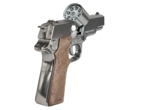 TOY Diecast 1911 COLT ARMY Automatic Metal Ring Cap Pistol Gun Capgun Spain (125/0)