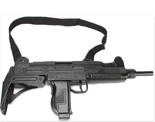 12 Shot TOY Cap UZI Submachine Gun Commando Capgun Gonher Spain (134/6)