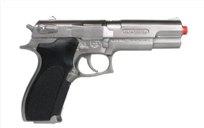 TOY Diecast S&W 45 Auto Police Metal Ring Cap Pistol Gun Capgun Spain LARGE (45/0)