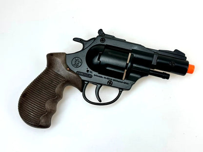 TOY 38 MAGNUM Snub Nose Diecast Metal Ring Cap Gun Revolver Capgun Police Spain (38/6)