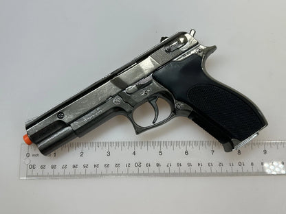 TOY Diecast S&W 45 Auto Police Metal Ring Cap Pistol Gun Capgun Spain LARGE (45/0)