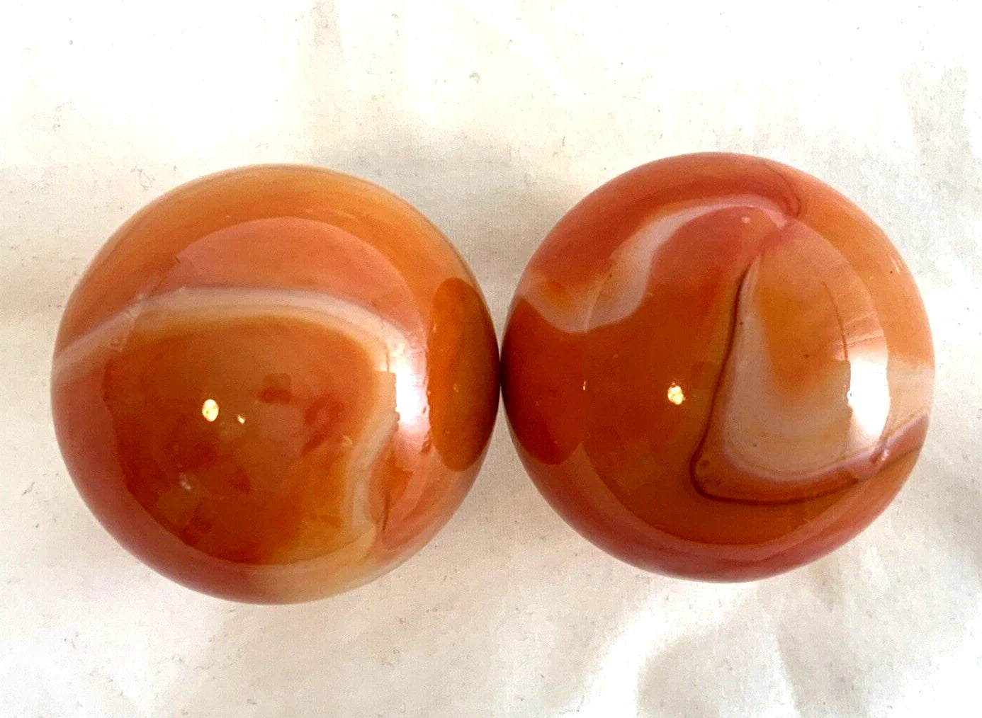 2 BOULDERS 35mmT-REX Glass Marbles