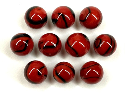 CUSTOM SET Glass Game Marbles 16mm LOT OF 10 (You Choose Color)