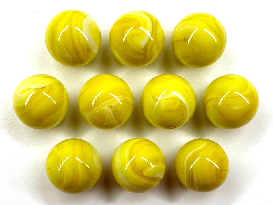 CUSTOM SET Glass Game Marbles 16mm LOT OF 10 (You Choose Color)