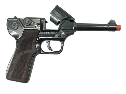 TOY German LUGER 9mm WWII Diecast Metal Ring Cap Pistol Gun CAPGUN Spain