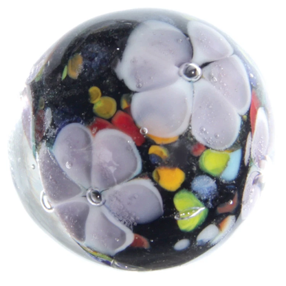 MAGNOLIA Handmade Art Glass Collector Marble~22mm