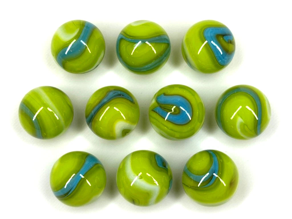 CUSTOM SET Glass Game Marbles 16mm LOT OF 10 (You Choose Color)