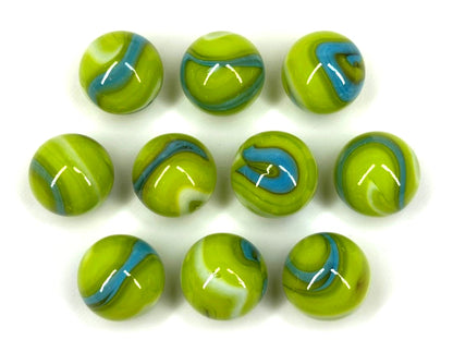 CUSTOM SET Glass Game Marbles 16mm LOT OF 10 (You Choose Color)