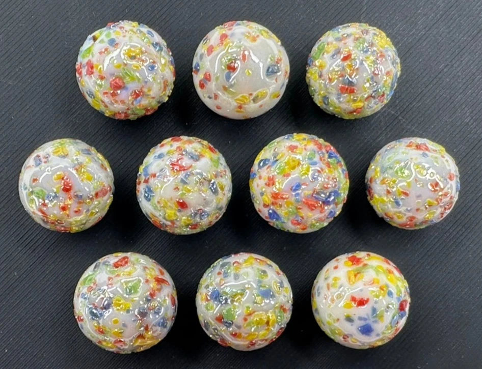CUSTOM SET Glass Game Marbles 16mm LOT OF 10 (You Choose Color)