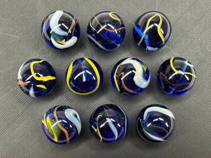 CUSTOM SET Glass Game Marbles 16mm LOT OF 10 (You Choose Color)
