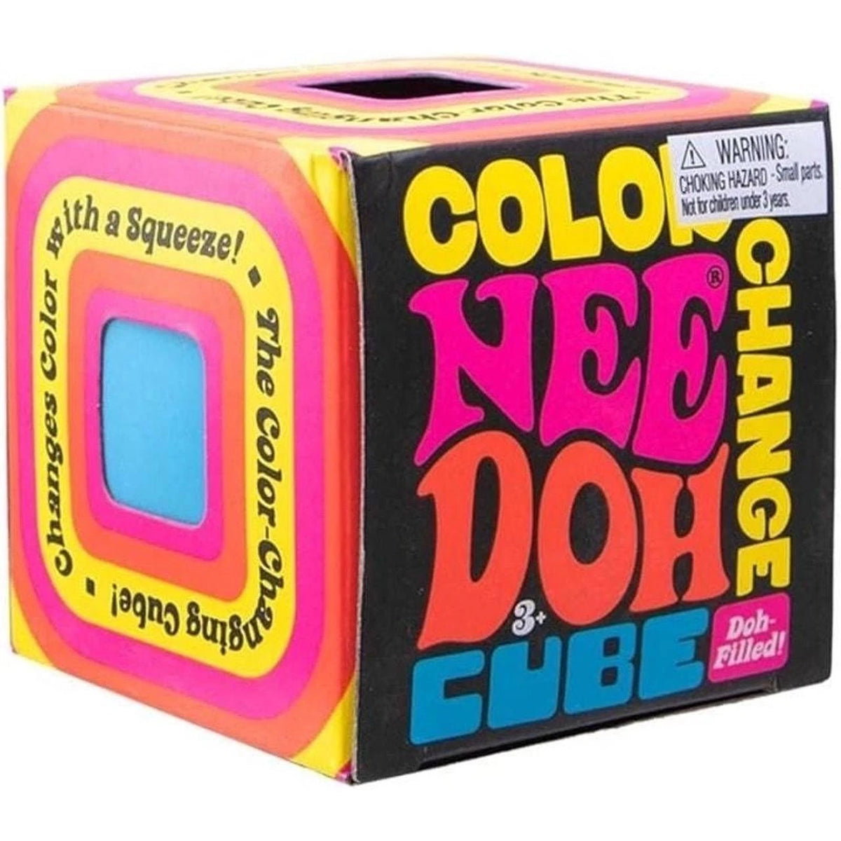 1 NeeDoh COLOR CHANGE CUBE Squishy Squeeze Toy