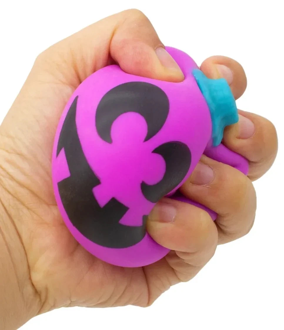 NEW 2026 - NeeDoh JACK-GLOW-LANTERN Glow-in-the-Dark Squishy Squeeze Toy RANDOM