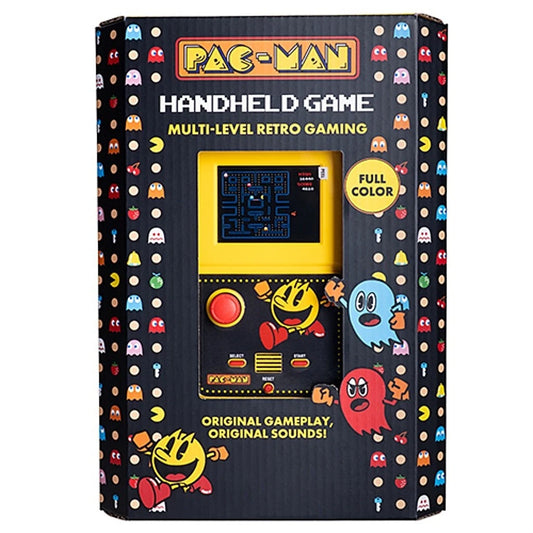 PAC-MAN Handheld Multi-Level Retro Arcade Game Color LCD Joystick Thumb Control