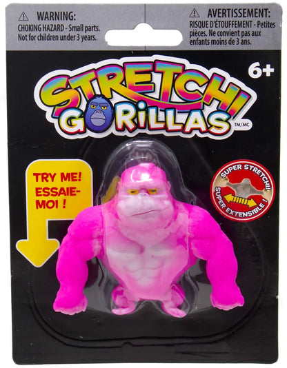 3" Stretchy Gorillas Toy Squishy Fidget Squeeze RANDOM COLOR