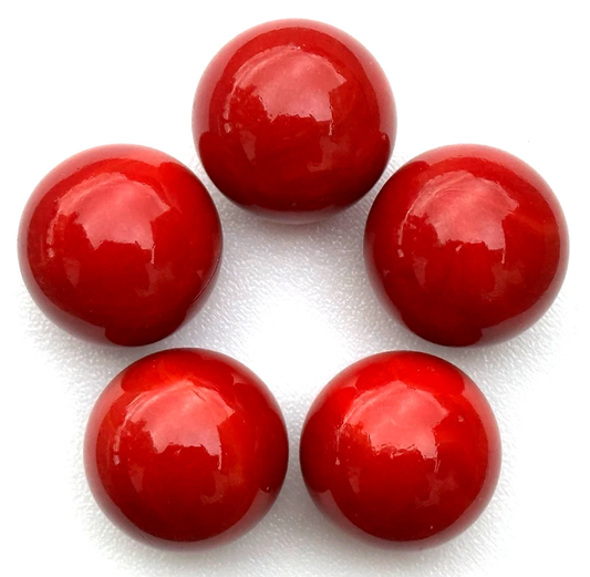 RED Glass Marbles 25mm (1 inch) SHOOTER Taw Lot