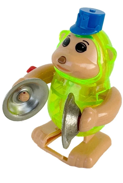 TOMY Tucker MONKEY CYMBALS Z-Wind-Up Walks Gorilla Ape Chimp Toy