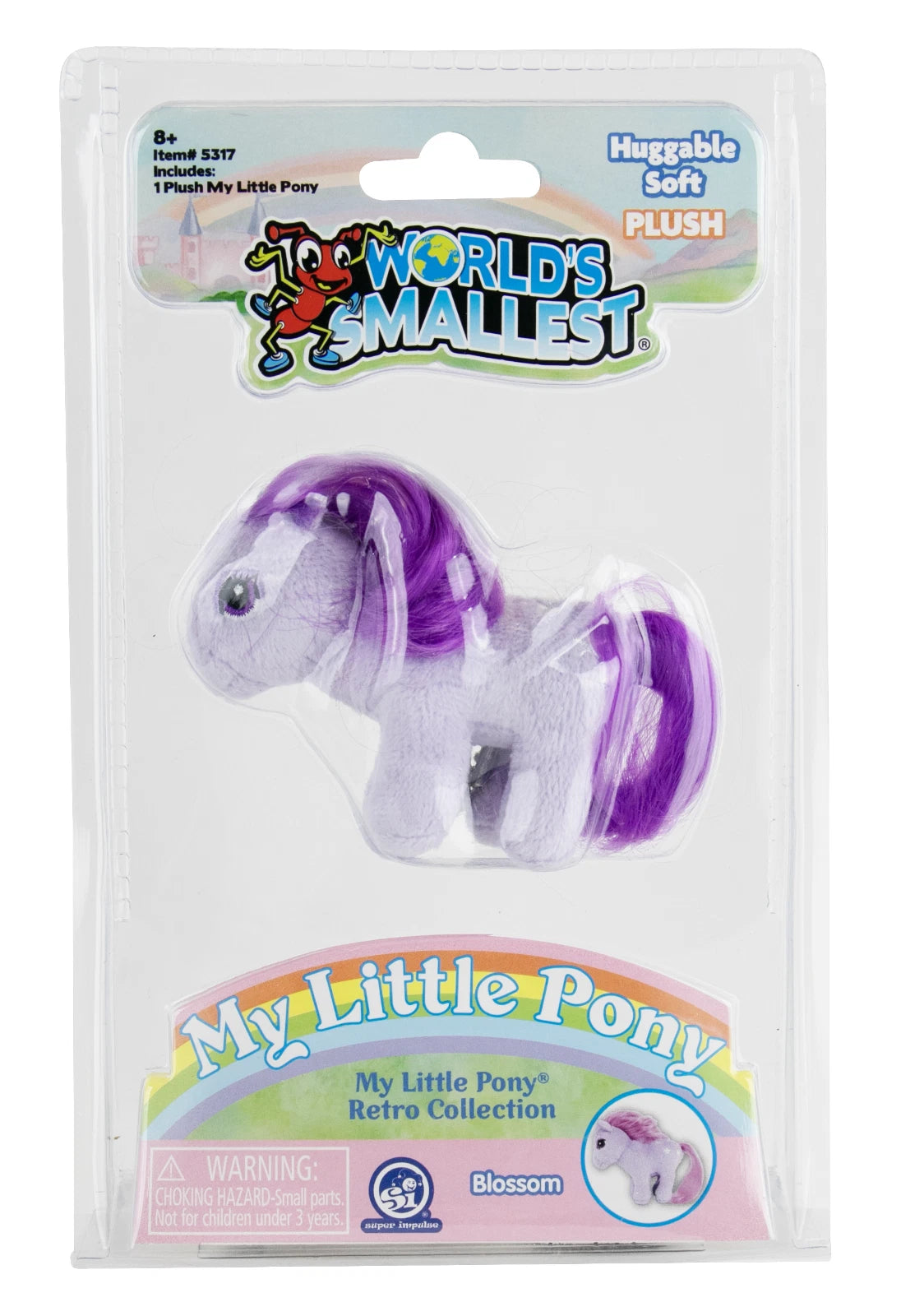 (3) World's Smallest MY LITTLE PONY Plush MLP Retro Starshine, Firefly, Blossom