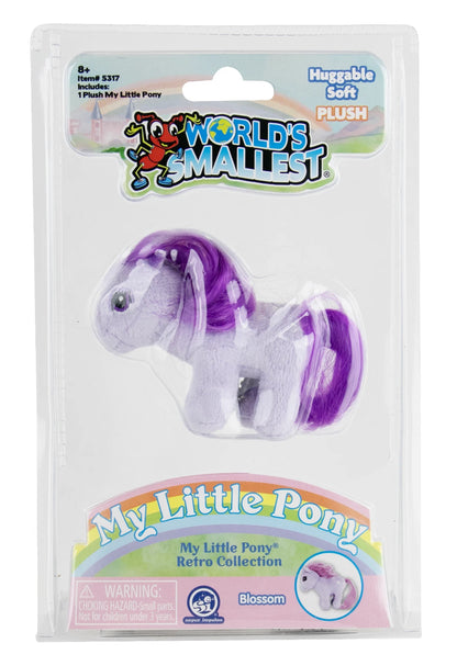 (3) World's Smallest MY LITTLE PONY Plush MLP Retro Starshine, Firefly, Blossom