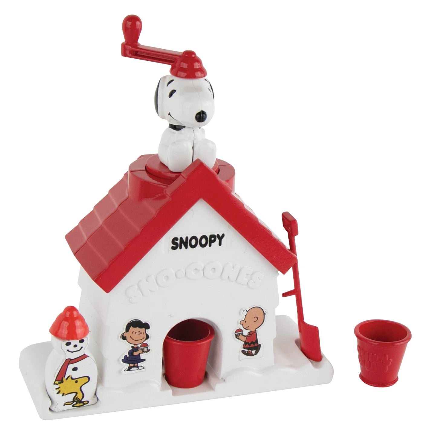 World's Smallest Snoopy SNO-CONE MAKER Peanuts Toy Snow Shaved Ice