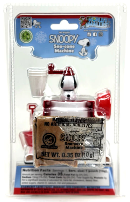 World's Smallest Snoopy SNO-CONE MAKER Peanuts Toy Snow Shaved Ice