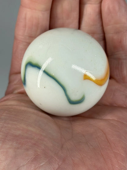 Toe Breaker 50mm (2")  GLORY Green/Blue/Red Swirl Glass Marble