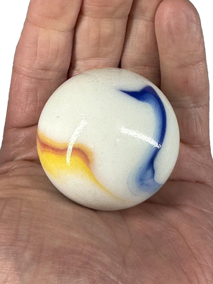 Toe Breaker 50mm (2")  GLORY Green/Blue/Red Swirl Glass Marble