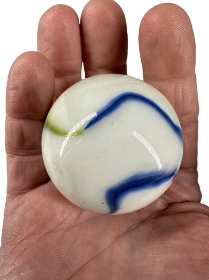 Toe Breaker 50mm (2")  GLORY Green/Blue/Red Swirl Glass Marble