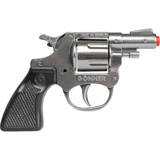 TOY 38 POLICE REVOLVER Diecast Metal Cap Pistol Gun Capgun Detective Spain