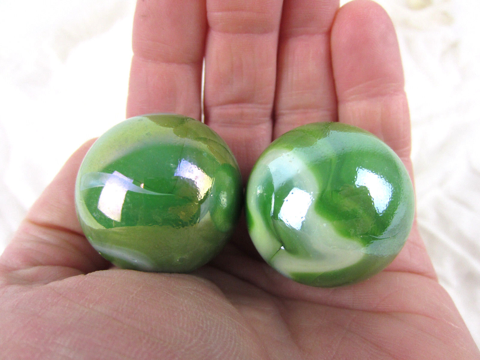 2-boulders-42mm-1-5-8-fungus-marbles-glass-ball-green-white-iridescent-large-swirl-copy