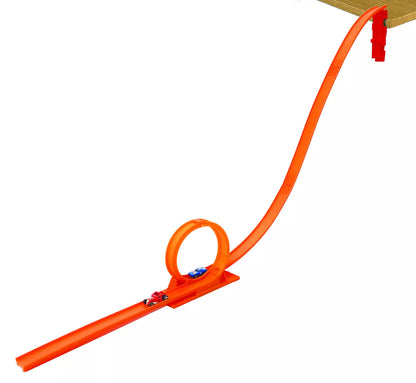 World's Smallest Hot Wheels STUNT ACTION Loop Race Track/Car Set
