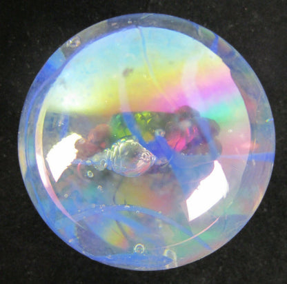 Toe Breaker 50mm (2") BLUE SPAGHETTI Glass Marble