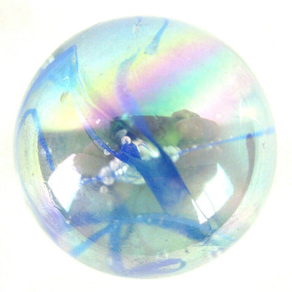 Toe Breaker 50mm (2") BLUE SPAGHETTI Glass Marble