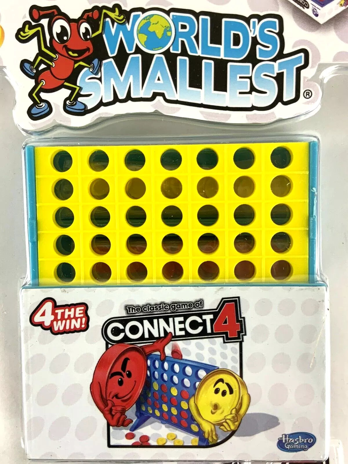 World's Smallest CONNECT 4 Checkers Board Game Toy Doll House Miniature