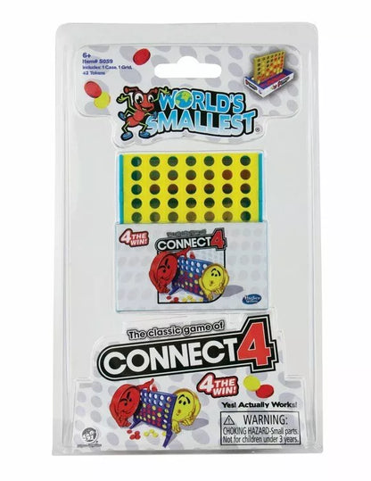 World's Smallest CONNECT 4 Checkers Board Game Toy Doll House Miniature