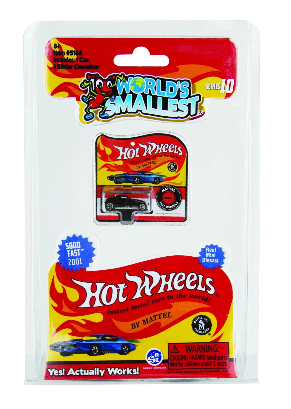 (ALL 3) Worlds Smallest Hot Wheels Cars Series 10 Buzz Off, Sooo Fast, Wrecker