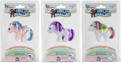 (3) World's Smallest MY LITTLE PONY Plush MLP Retro Starshine, Firefly, Blossom