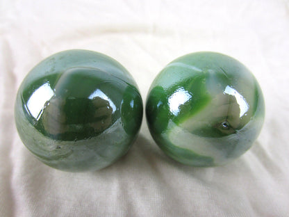 2-boulders-42mm-1-5-8-fungus-marbles-glass-ball-green-white-iridescent-large-swirl-copy