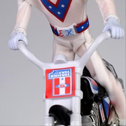 Evel Knievel Stunt Cycle Toy-Wind Up Energizer Launcher