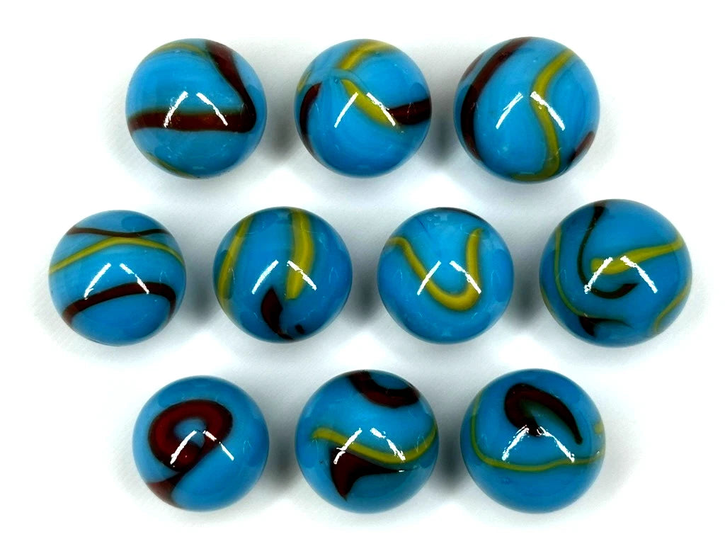 CUSTOM SET Glass Game Marbles 16mm LOT OF 10 (You Choose Color)